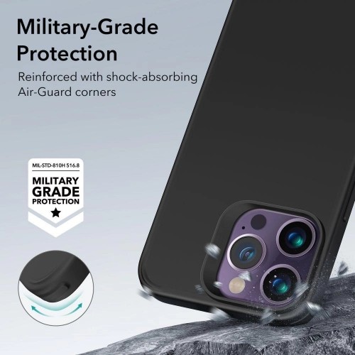 ESR Classic Hybrid Halolock MagSafe case for iPhone 14 Pro Max - black image 4