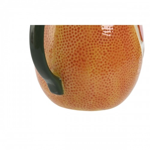 Jug Home ESPRIT Stoneware Modern Lemon Orange (2 Units) image 4