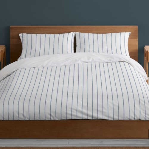 Комплект чехлов для одеяла Alexandra House Living Rita Синий 105 кровать 2 Предметы image 4