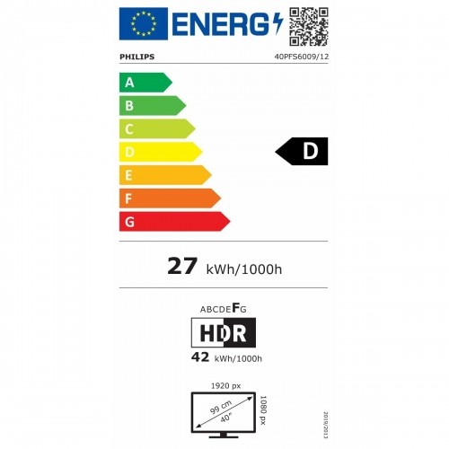 Viedais TV Philips 40PFS6009 Full HD 40" LED image 4