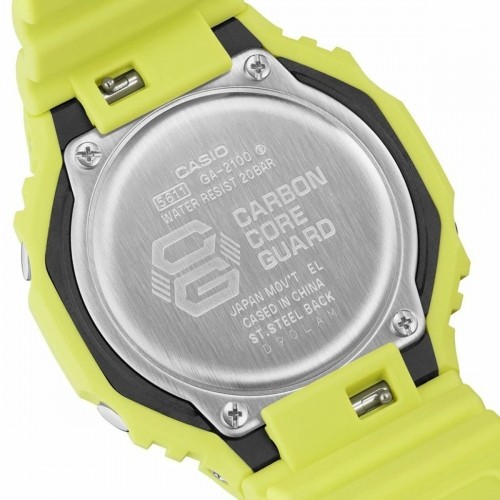 Часы унисекс Casio G-Shock GA-2100-9A9ER Жёлтый (Ø 44,5 mm) image 4