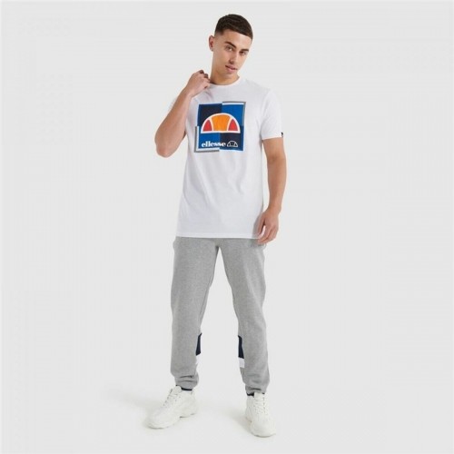 Men’s Short Sleeve T-Shirt Ellesse Michaelo White image 4