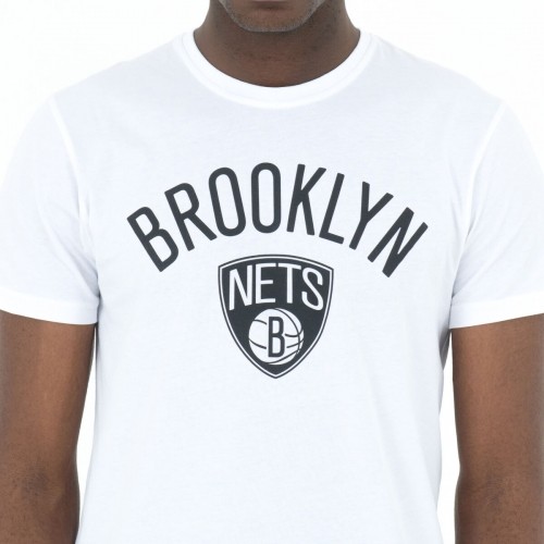 Vīriešu Krekls ar Īsām Piedurknēm New Era NOS NBA BRONET 60416753 Balts image 4