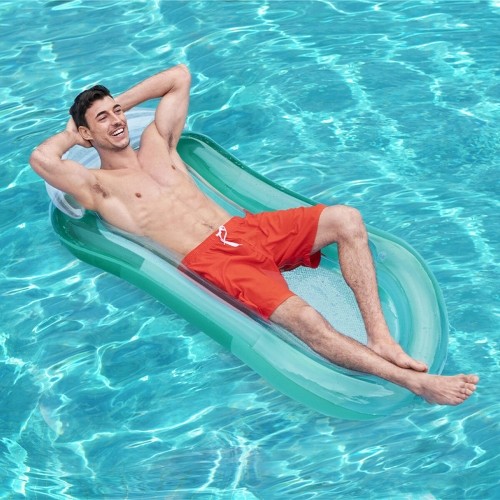 Inflatable Pool Chair Bestway Aqua 160 x 84 cm Blue image 4