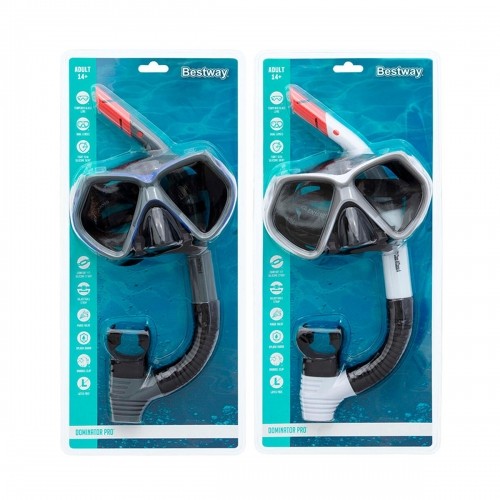 Детские очки для ныряния с трубкой Bestway Белый Серый Для взрослых image 4