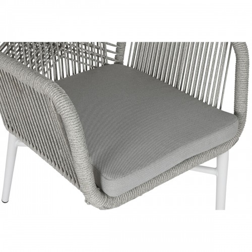 Dārza dīvāns Home ESPRIT Balts Pelēks Alumīnijs sintētiska rotangpalma 57 x 63 x 84 cm image 4