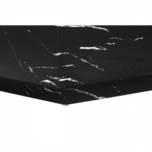Centrālais galds Home ESPRIT Melns Koks MDF 90 x 90 x 35 cm image 4