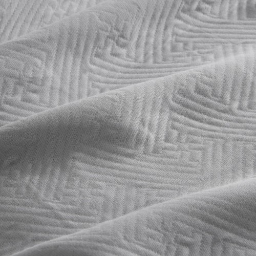 Bedspread (quilt) Alexandra House Living Lines Pearl Gray 235 x 280 cm (3 Pieces) image 4