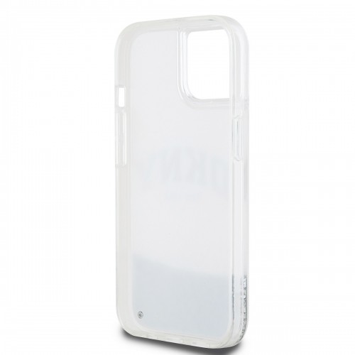 DKNY Liquid Glitter Arch Logo Case for iPhone 14 Transparent image 4