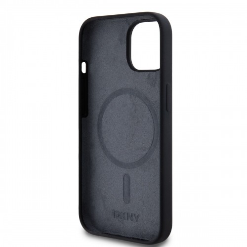 DKNY Liquid Silicone Arch Logo MagSafe Case for iPhone 13 Black image 4