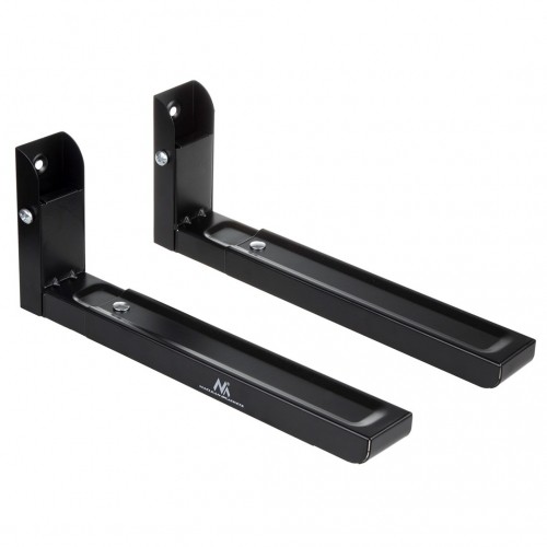 Maclean MC-915 B Universal Microwave Bracket Holder Wall Mount Adjustable Solid Metal Kitchen 30kg Black image 4