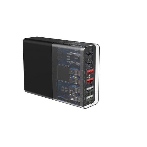 Devia Extreme PD QC 3.0 / 2x USB-C / 4x USB Tīkla Lādētājs 75W image 4
