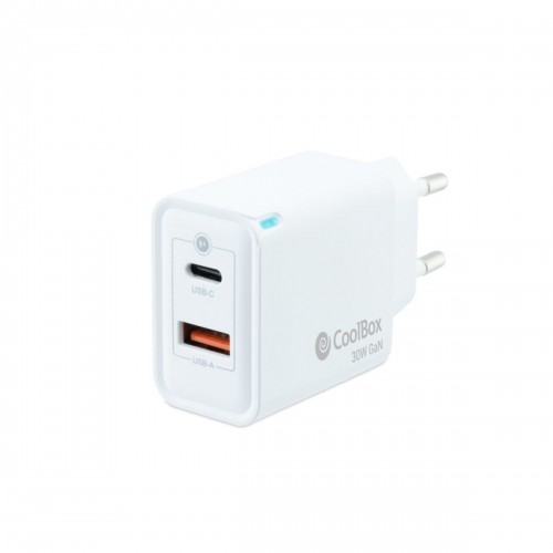 Wall Charger CoolBox LBP246DW 30 W White (1 Unit) image 4