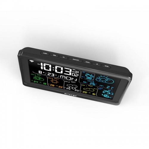 Smart Wi-Fi Weather Station Blitzwolf BW-WS04 (black) image 4