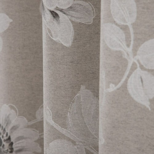 Curtain Grey Flowers 140 x 260 cm image 4