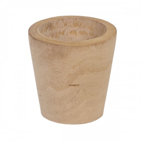 Set of Planters Natural Paolownia wood 32 x 32 x 32 cm (3 Units) image 4