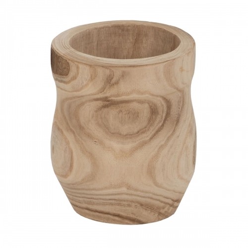 Set of Planters Natural Paolownia wood 44 x 44 x 46 cm (3 Units) image 4