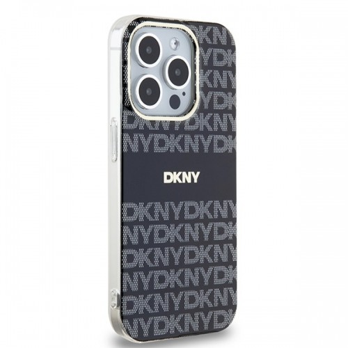 DKNY DKHMP15XHRHSEK iPhone 15 Pro Max 6.7" czarny|black hardcase IML Mono & Stripe MagSafe image 4
