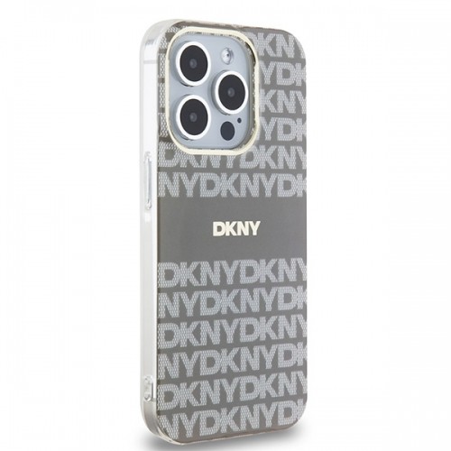 DKNY DKHMP15XHRHSEE iPhone 15 Pro Max 6.7" beżowy|beige hardcase IML Mono & Stripe MagSafe image 4