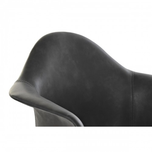 Krēsls ar roku balstiem DKD Home Decor Tumši pelēks Metāls 64 x 59 x 84 cm image 4