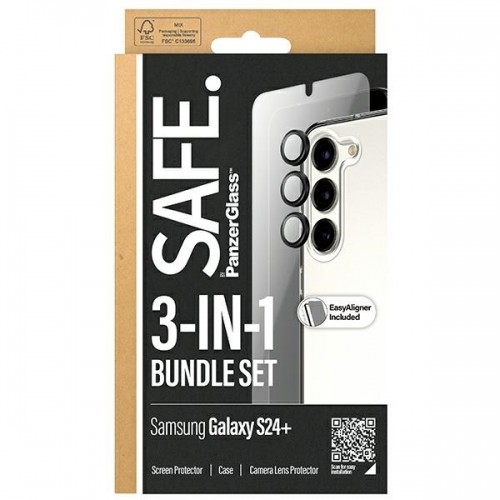 SAFE by PanzerGlass Sam S24+ S926 Bundle 3in1 Hardcase + Screen Protector + Camera Lens BSAFE95673 image 4