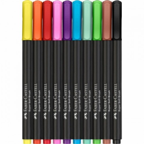 Набор маркеров Faber-Castell 116451 Разноцветный (10 Предметы) image 4
