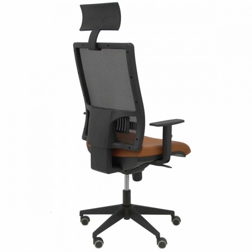 Office Chair with Headrest Horna P&C Brown image 4