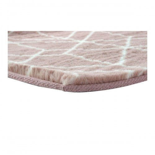 Carpet DKD Home Decor Pink Polyester (60 x 2.4 x 1 cm) image 4
