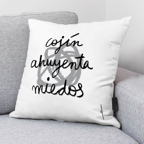 Cushion cover Decolores Miedos 50 x 50 cm Cotton Spanish image 4