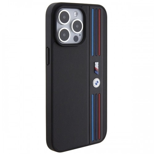 BMW BMHCP15X22PPMK iPhone 15 Pro Max 6.7" czarny|black Tricolor M Collection image 4