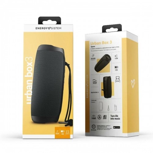 Portable Bluetooth Speakers Energy Sistem 449897 Black 16 W image 4