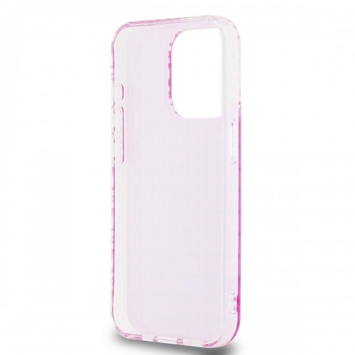 DKNY PC|TPU Repeat Pattern Case for iPhone 15 Pro Max Pink image 4