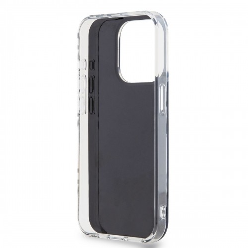 DKNY PC|TPU Checkered Pattern Case for iPhone 14 Pro Max Black image 4