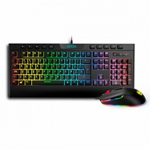 Игровые клавиатура и мышь Krom Kalyos RGB Чёрный image 4