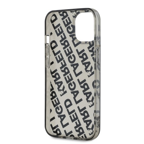 Karl Lagerfeld IML Electroplated Repeated Logo Case for iPhone 15 Silver image 4