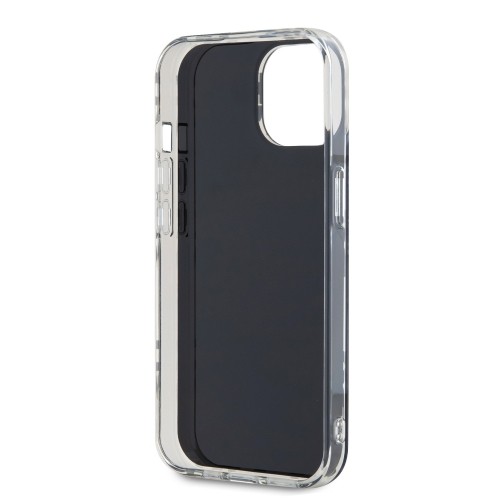 DKNY PC|TPU Checkered Pattern Case for iPhone 14 Black image 4