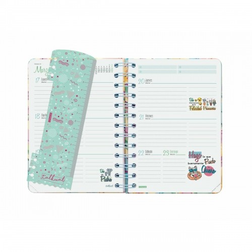 Diary Finocam Talkual Style Multicolour 1/8 12 x 16,9 cm 2024-2025 image 4