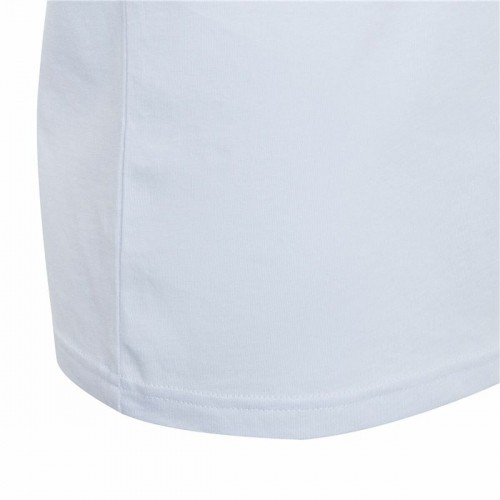 Child's Short Sleeve T-Shirt Adidas Linear Logo Blue image 4