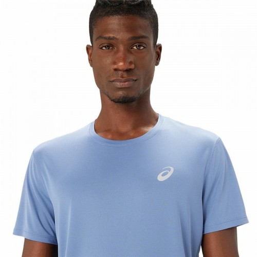 Vīriešu Krekls ar Īsām Piedurknēm Asics Core Zils image 4