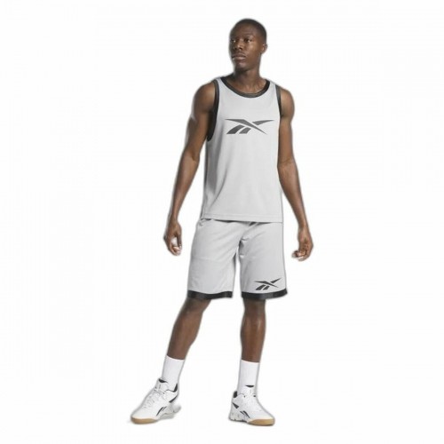 Баскетбольная футболка Reebok Светло-серый image 4