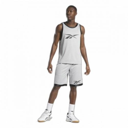 Basketball shirt Reebok Light grey image 4