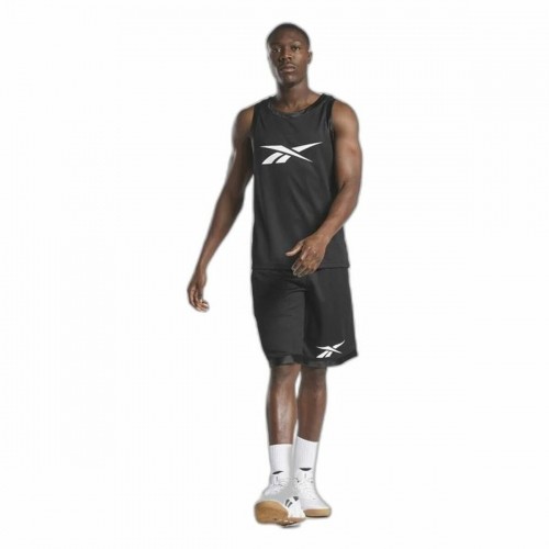 Basketbola T-krekls Reebok Melns image 4