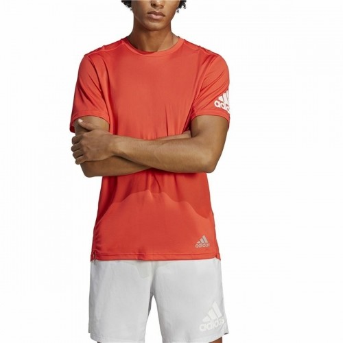 Футболка с коротким рукавом мужская Adidas Run It Оранжевый image 4