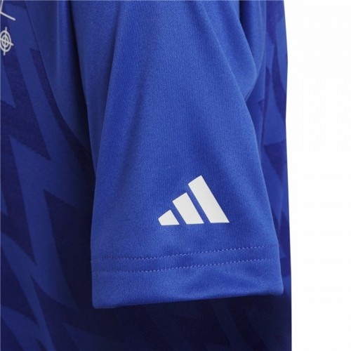 Спортивная футболка с коротким рукавом, детская Adidas Predator Синий image 4