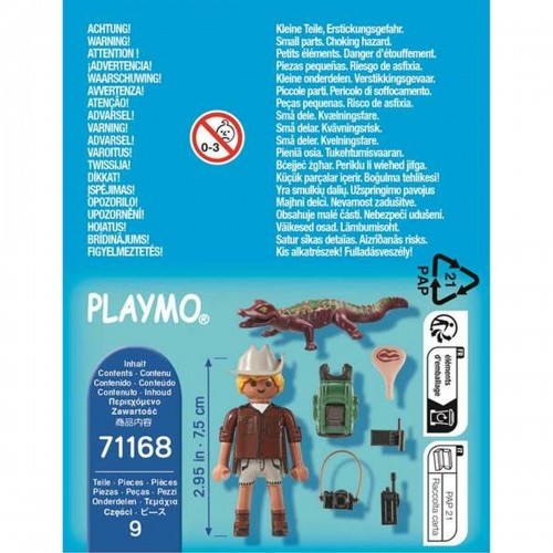 Playset Playmobil Special Plus: Researcher with Alligator 71168 9 Daudzums image 4