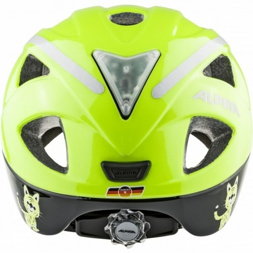 Children's Cycling Helmet Alpina XIMO FLASH Yellow Black 49-54 cm image 4