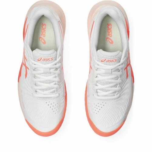 Women's Tennis Shoes Asics Gel-Challenger 14 White Orange image 4