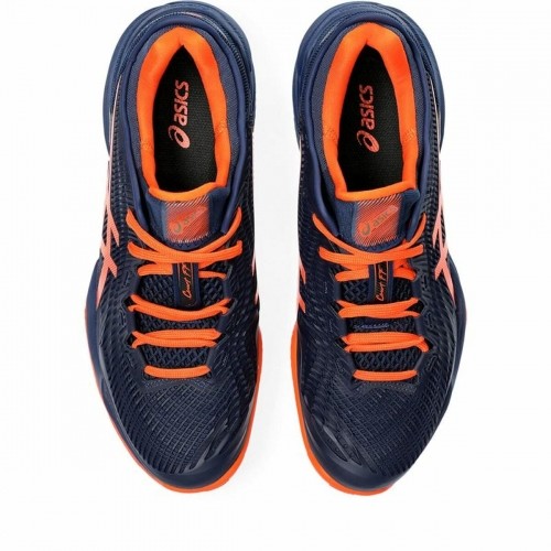 Men's Tennis Shoes Asics Court FF 3 Clay Navy Blue image 4