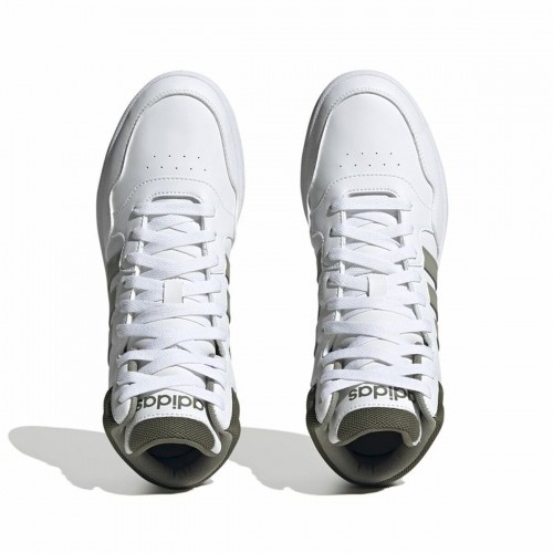 Баскетбольные кроссовки для взрослых Adidas Hoops 3.0 Mid Белый image 4