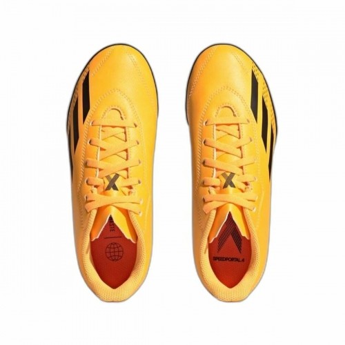 Детские кроссовки для футзала Adidas X Speedportal.4 TF Оранжевый Унисекс image 4